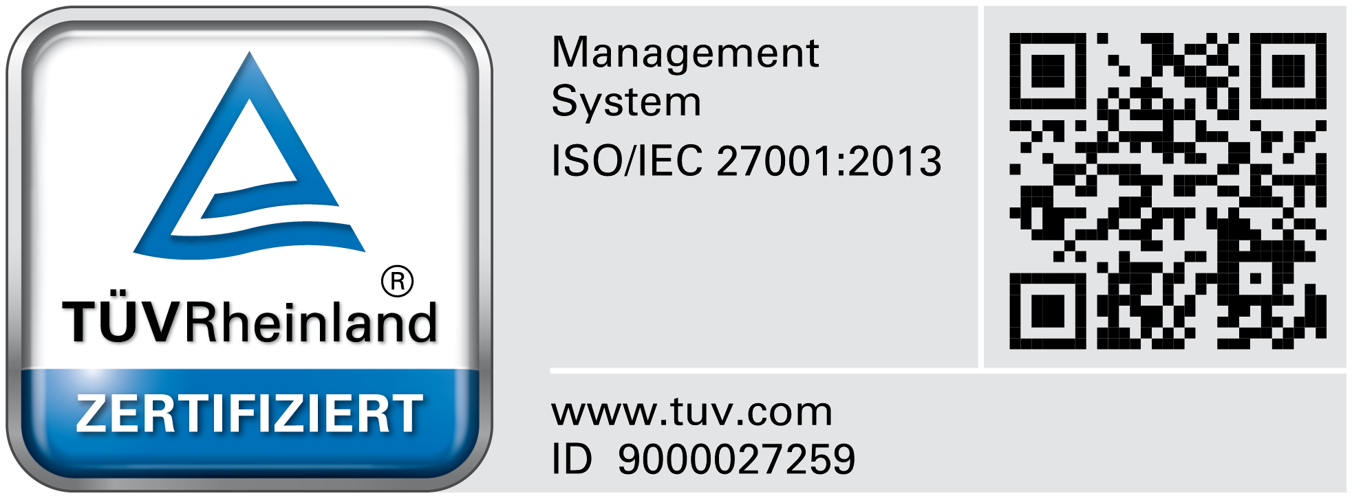 Testmark + QR Code DE